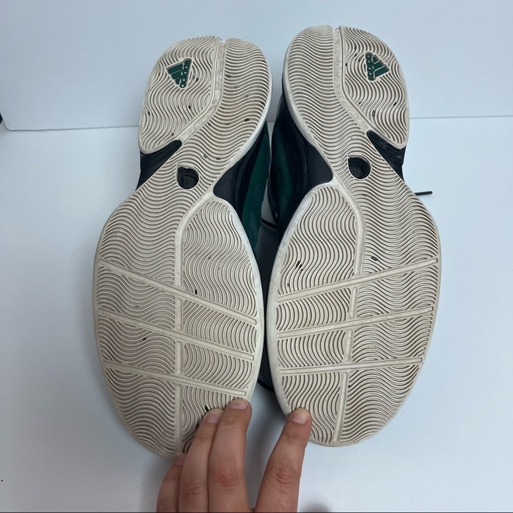 Adidas Green Basketball Shoes - Picture 12 of 13